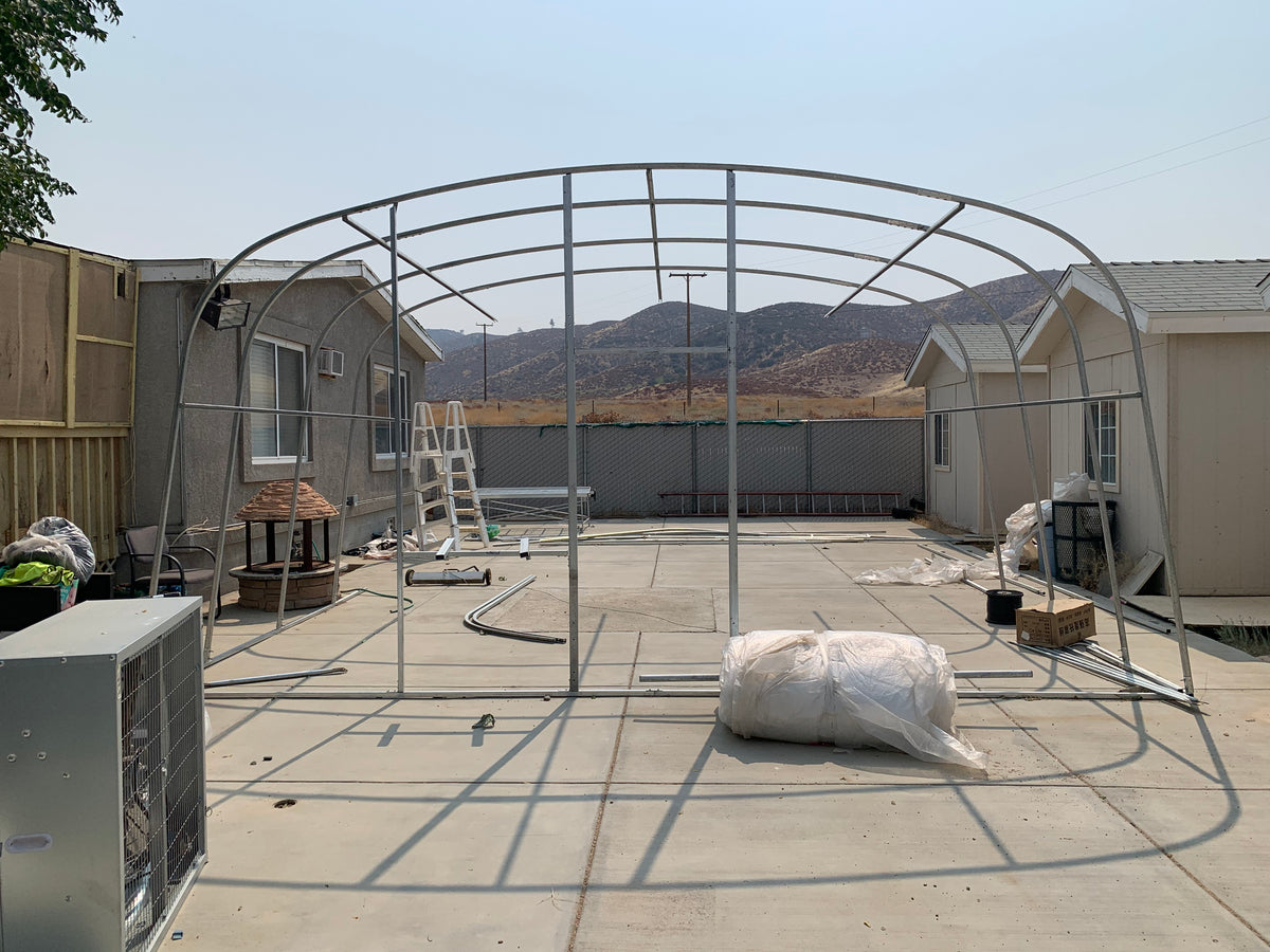 Automated Exterior Light Dep Greenhouse Kit 20’x40’x10’ Silk Road