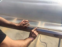 Load image into Gallery viewer, Aluminum Wiggle Wire and Wiggle Wire Lock Channel pair, Spring Lock Channel, U-Channel, Wiggly Wire (channel is 6.5 foot long, 20 pairs per bundle)