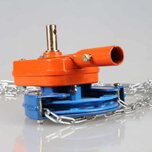 Load image into Gallery viewer, Light dep Greenhouse Blackout Plastic Roll up Chain Crank, Greenhouse Film Chain Crank Winch, Greenhouse Plastic Manual Roll up Crank for Ventilation