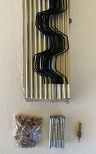 Load image into Gallery viewer, Aluminum Wiggle Wire and Wiggle Wire Lock Channel pair, Spring Lock Channel, U-Channel, Wiggly Wire (channel is 6.5 foot long, 20 pairs per bundle)