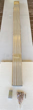 Load image into Gallery viewer, Aluminum Wiggle Wire and Wiggle Wire Lock Channel pair, Spring Lock Channel, U-Channel, Wiggly Wire (channel is 6.5 foot long, 20 pairs per bundle)