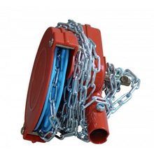 Load image into Gallery viewer, Light dep Greenhouse Blackout Plastic Roll up Chain Crank, Greenhouse Film Chain Crank Winch, Greenhouse Plastic Manual Roll up Crank for Ventilation