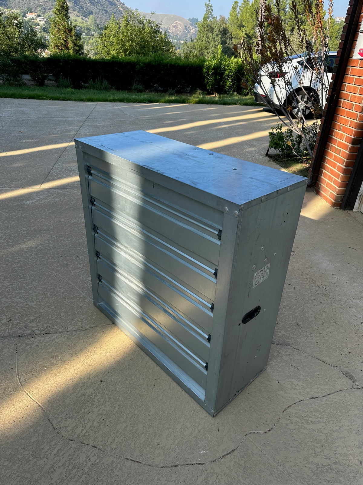 Greenhouse exhaust fan, ventilation fan, these exhaust fans are large, need freight shipping, local pick up is best