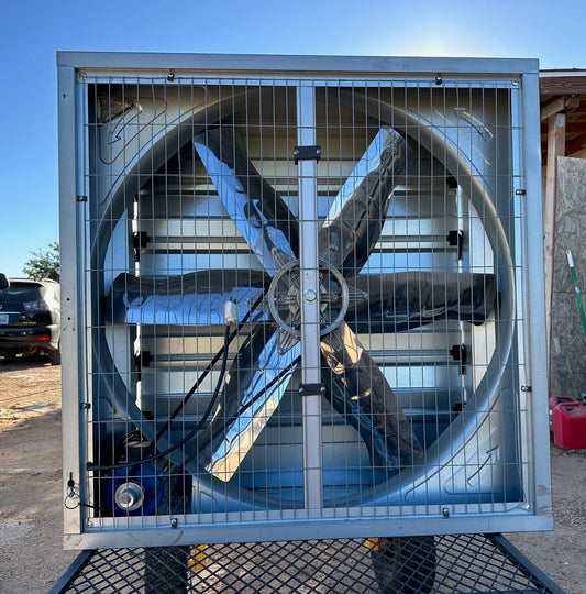 Greenhouse exhaust fan, ventilation fan, these exhaust fans are large, need freight shipping, local pick up is best