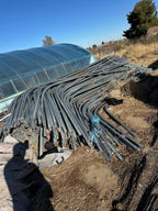Gothic Style Greenhouse Kit, Size 30x100x11, Oval Shaped Hoop 30x55mm