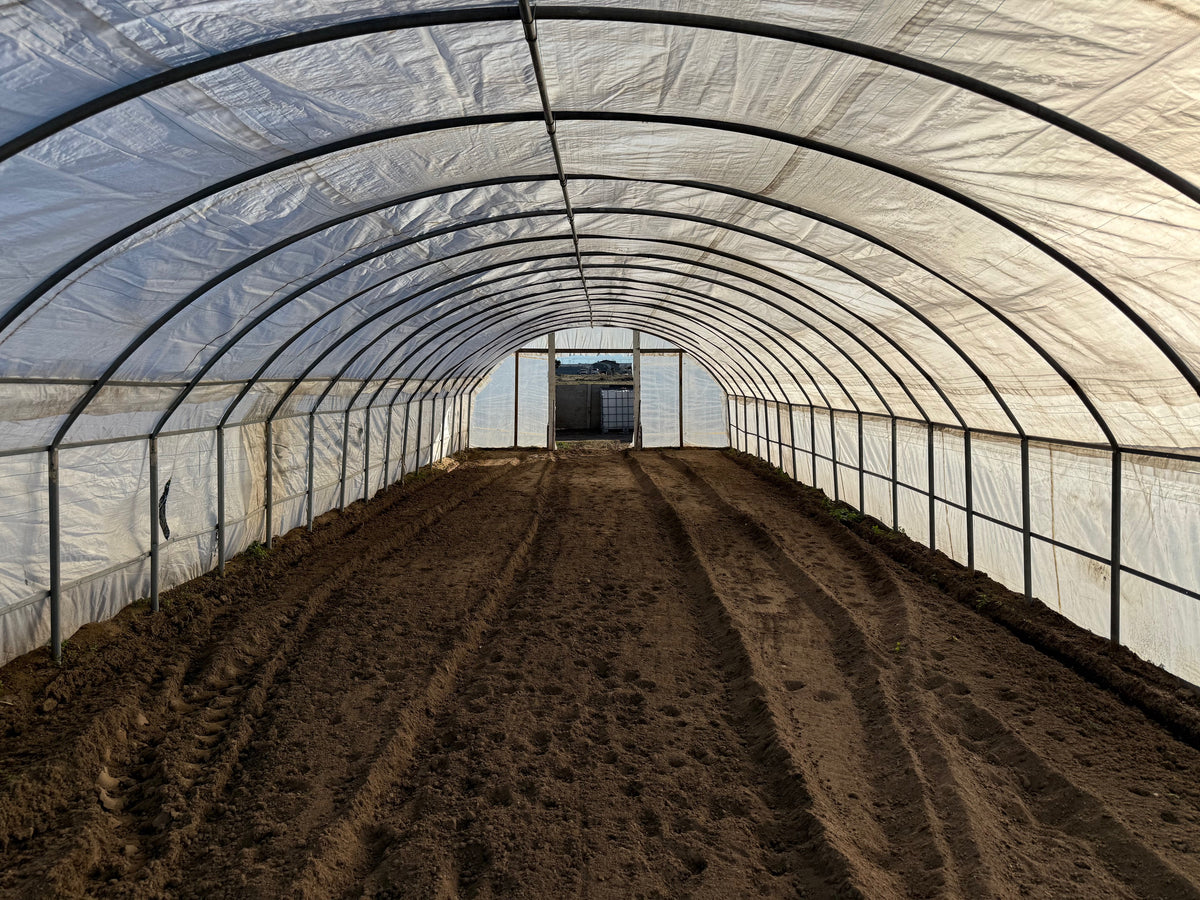 Greenhouse Rode Traditional Greenhouse Kit, Size 18x100x10 – Silk Road Greenhouse
