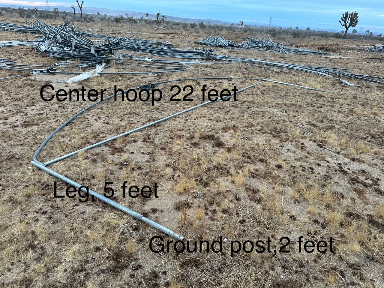 Traditional Greenhouse Kit, Size 24x100x10