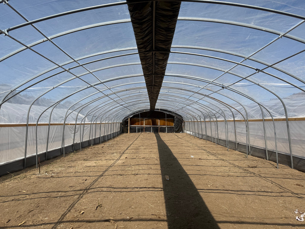 Heavy Duty Light Dep Greenhouse Kit, Size 30x70x11, Oval Shaped Hoop 30x70mm