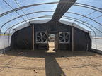 Heavy Duty Light Dep Greenhouse Kit, Size 30x70x11, Oval Shaped Hoop 30x70mm