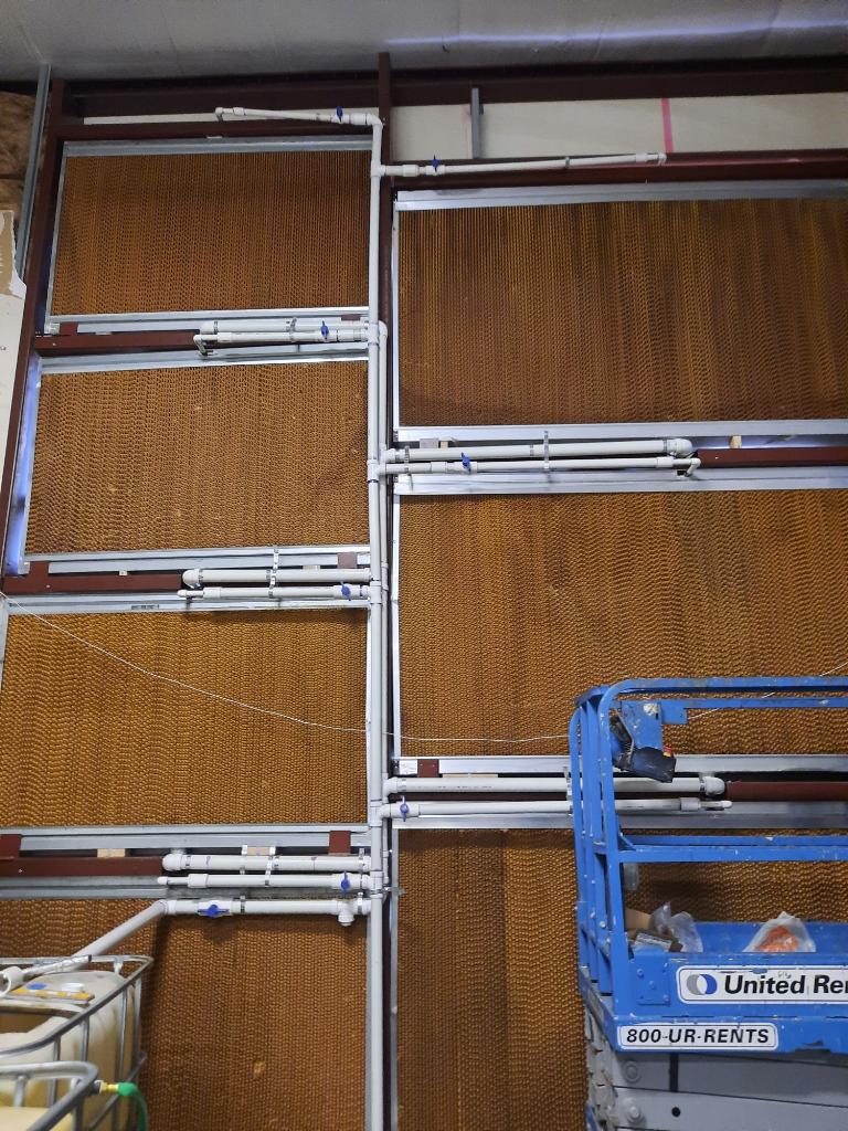 Greenhouse Evaporative Cooling Swamp Cooler, Evaporative Cooling Water Walls, Its Large, Can be Shipped By Freight or Local Pickup