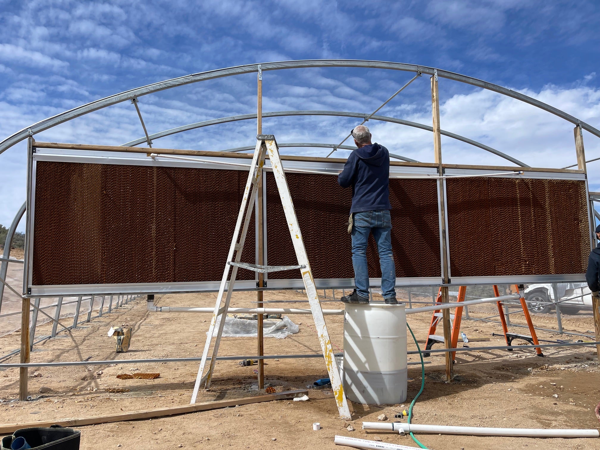 Greenhouse Evaporative Cooling Swamp Cooler, Evaporative Cooling Water Walls, Its Large, Can be Shipped By Freight or Local Pickup