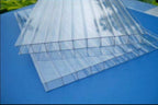 Twin Wall 8mm Polycarbonate Sheet, Clear, Strong Impact and Shatterproof, All-Weather Outdoor Greenhouse Covering - 1 Pack