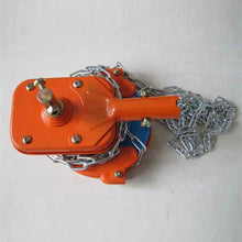 Load image into Gallery viewer, Light dep Greenhouse Blackout Plastic Roll up Chain Crank, Greenhouse Film Chain Crank Winch, Greenhouse Plastic Manual Roll up Crank for Ventilation
