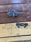 Greenhouse Batten Tape Lock Channel Hook, Greenhouse Wiggle Wire Channel Hook, Made of Galvanized Steel, 20 Pieces per Package