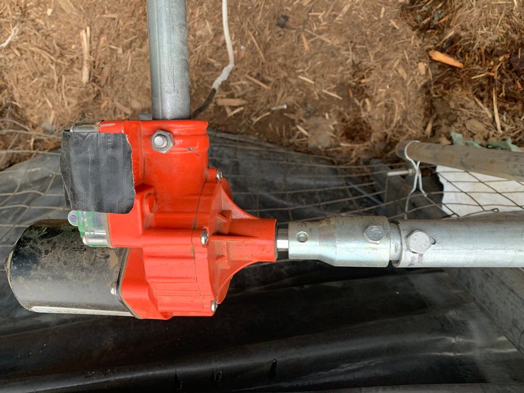 Automated Light Dep Greenhouse Blackout Plastic Rollup Motor Controller with Digital Timer. This Controller Controls 2 Motors