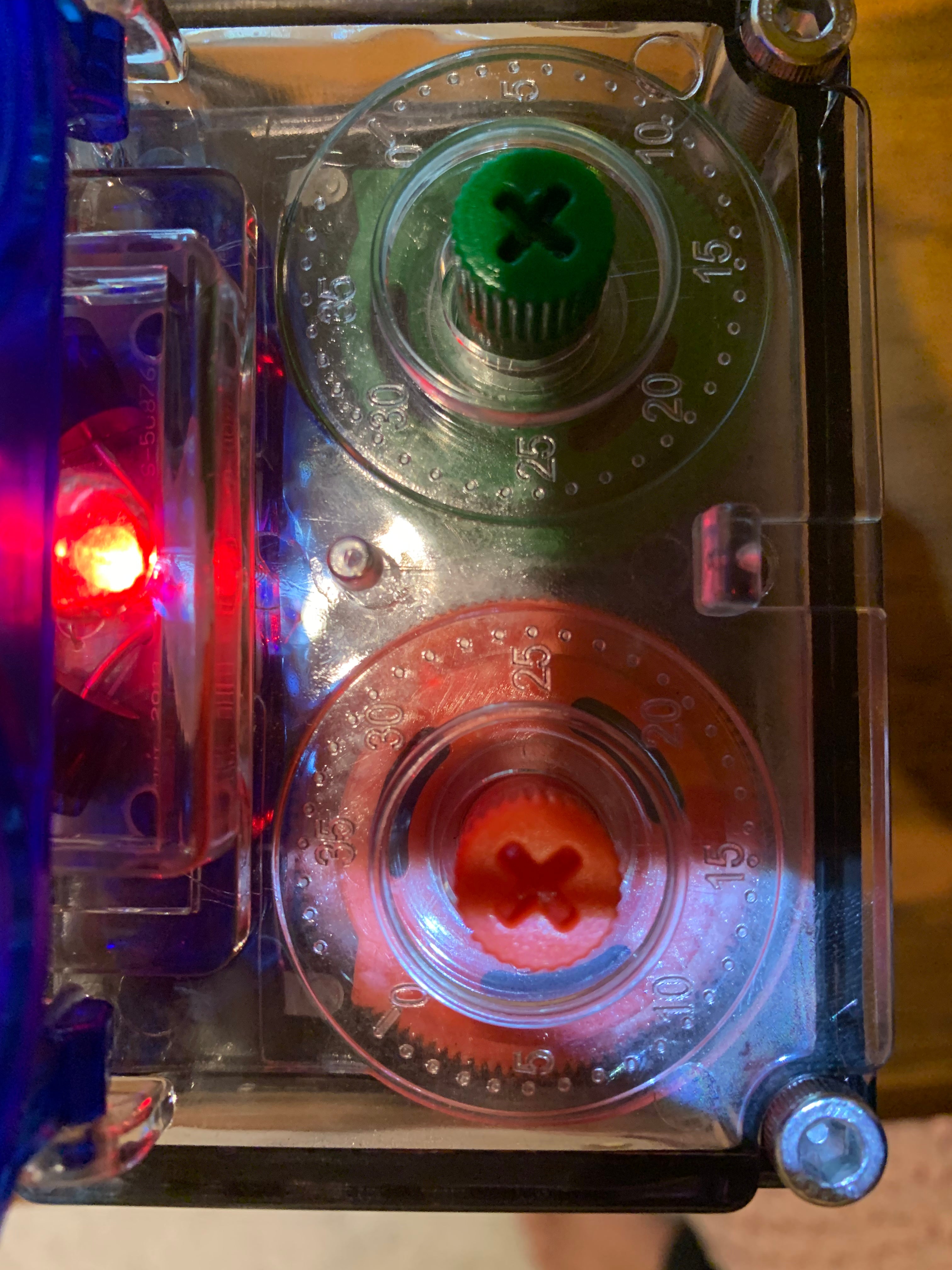 Automated Light Dep Greenhouse Blackout Plastic Rollup Motor Controller with Digital Timer. This Controller Controls 2 Motors