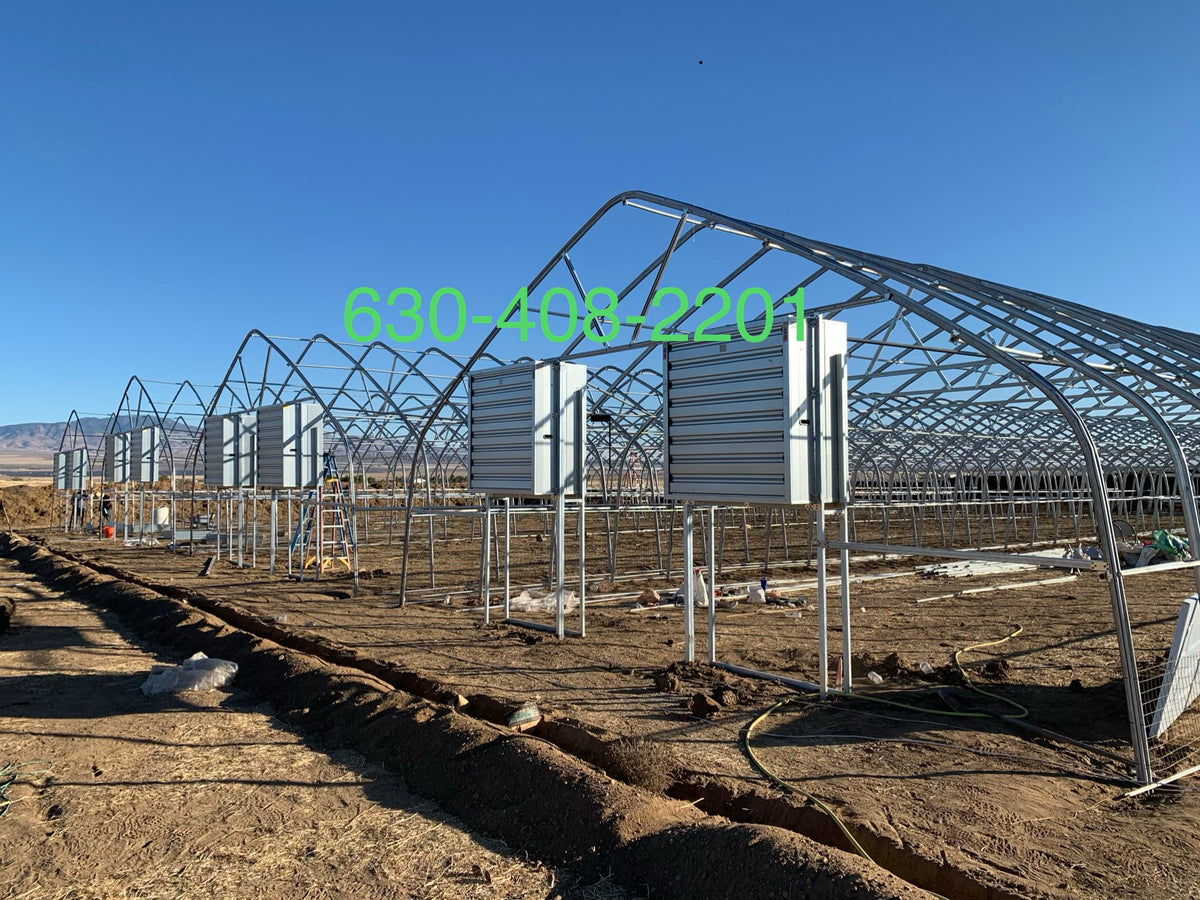 Greenhouse exhaust fan, ventilation fan, these exhaust fans are large, need freight shipping, local pick up is best