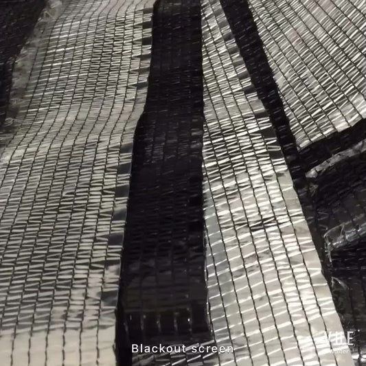 Light Dep Greenhouse Multi Layer Breathable Black Out Fabric, Light Deprivation Breathable Blackout Curtain, Size: 14’x49’, 14’x98’, 1.2/sf