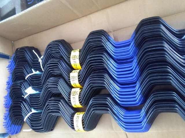 Wiggle wires for greenhouse plastic and shading cloth installation