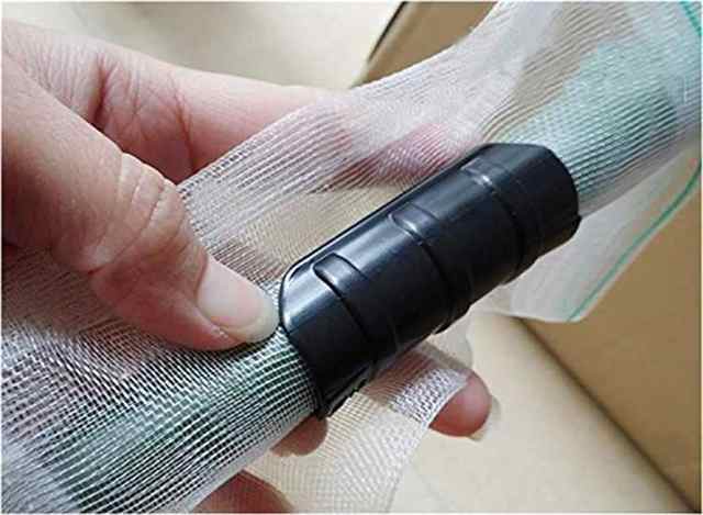 Strong Greenhouse Pipe and Plastic Film Snap Clamps for 1-1/4 inch OD Pipe, Greenhouse Plastic Clamps, Plastic Clips 100 Pieces