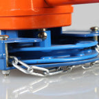 Light dep Greenhouse Blackout Plastic Roll up Chain Crank, Greenhouse Film Chain Crank Winch, Greenhouse Plastic Manual Roll up Crank for Ventilation