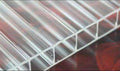Twin Wall 8mm Polycarbonate Sheet, Clear, Strong Impact and Shatterproof, All-Weather Outdoor Greenhouse Covering - 1 Pack