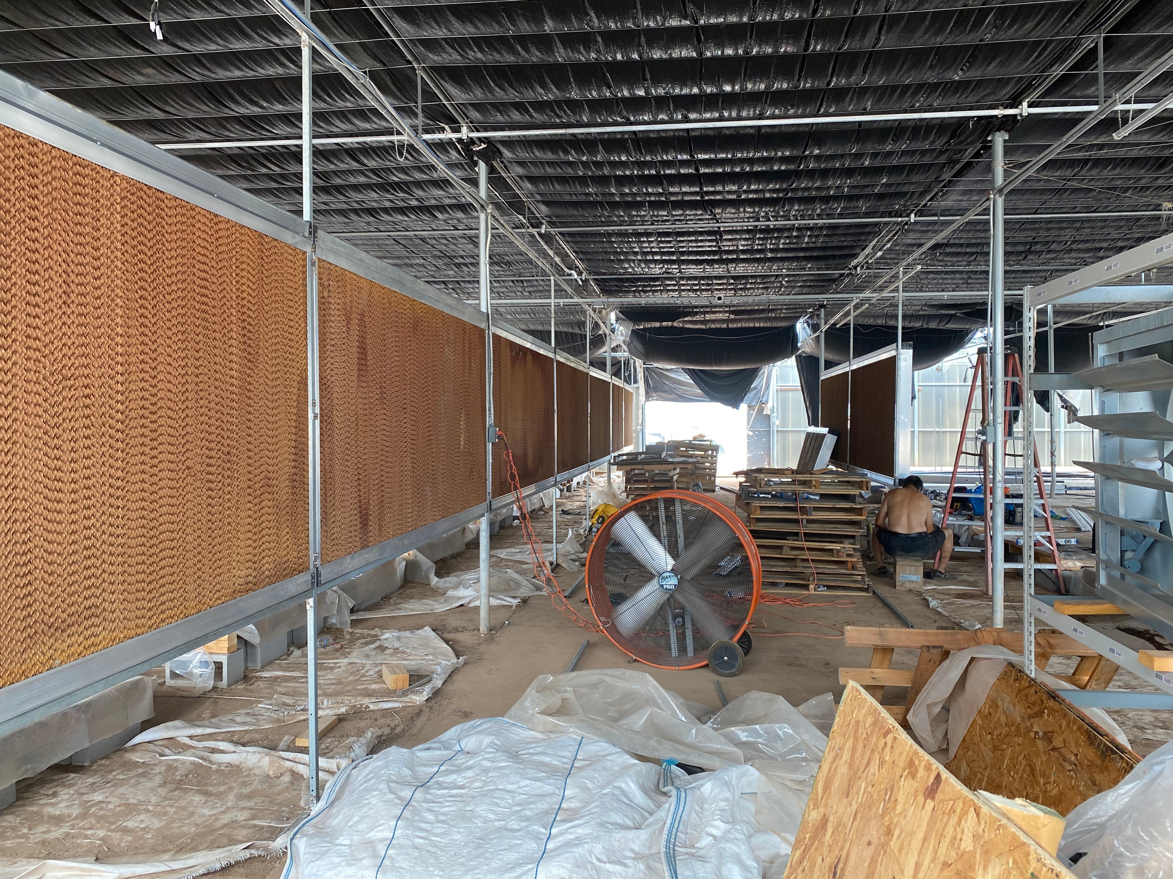 Light Dep Greenhouse Multi Layer Breathable Black Out Fabric, Light Deprivation Breathable Blackout Curtain, Size: 14’x49’, 14’x98’, 1.2/sf