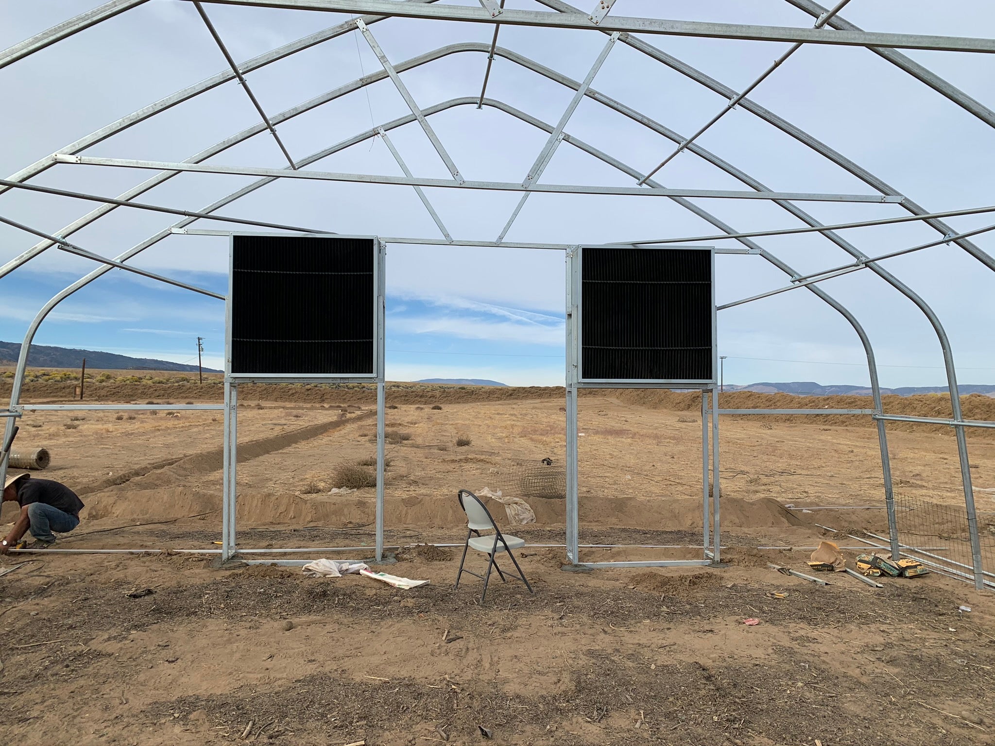 Light Dep Greenhouse Breathable Wall Light Trap, Max-Flow, Block All Light, 24” is Preassembled, 40" have unassembled and assembled,  other sizes are not assembled, local pickup preferred